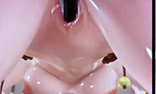 Хентай 3D анимация: Чун-лис еротична среща с масивен черен ствол