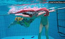 Бубарек с подругой развлекаются в бассейне